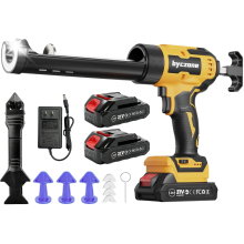 Electric Caulking Gun with 2x2.0Ah Batteries