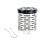 (1pcs, Black) Black Stainless Steel Protective Case 1