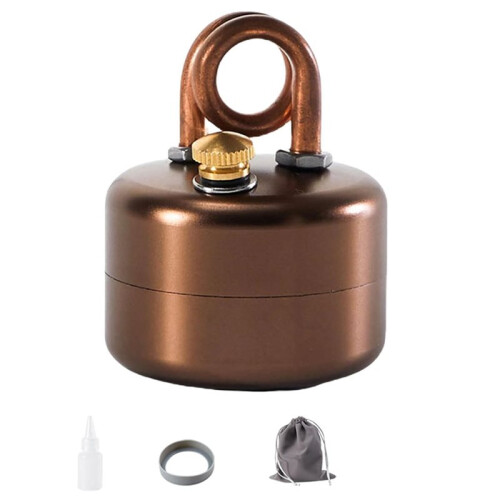 Fogão A Álcool Compacto e Portátil com Base de Borracha Resistente Ao Calor e À Prova de Vazamentos.