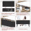 Under Desk Privacy Panel Self-Adhesive Modesty Panel with Pocket for Home or Standing Workstation Concealer Shield 3