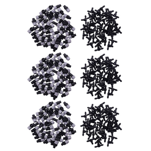 300Pcs(150 Pairs)Garden Irrigation Kit Adjustable Atomization Dripper Atomization Connection Tee Joint 1