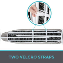 2X Reflective Ironing Board Cover with Two Nylon Sticker Straps Boards Scorching and Staining Elastic Covers