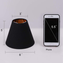 6X Small Lamp Shade Chandelier Shade Small Lamp Shade Clip for Candelabra Bulbs Table Chandelier Wall Lamp