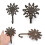 Elegant Single Iron Hook Sun Or Star Pattern Hanger For-Star 9