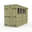 4 x 10 Pent Shed Tanalised (Double Door, With Windows) 2