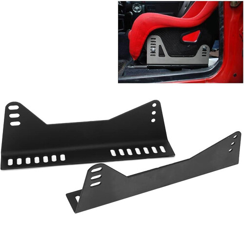 Pair Racing Bucket Seat Side Mounts Universal Fits OMP Sparco Cobra 1