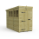 4 x 10 Pent Shed Tanalised (Single Door, With Windows) 2