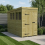 4 x 10 Pent Shed Tanalised (Single Door, With Windows) 1