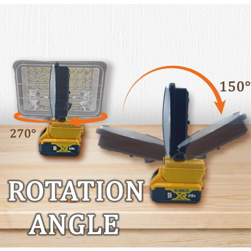 LED Work Light Cordless for Dewalt 20V Battery 2