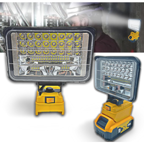LED Work Light Cordless for Dewalt 20V Battery