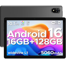 DOOGEE U10 Gray Android 16 Tablet 9GB+128GB/1TB TF 5060mAh 10 inch