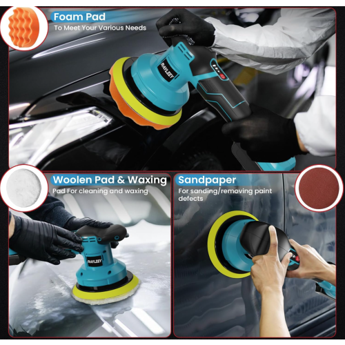 Cordless Buffer Polisher Kit for Makita 18V 1