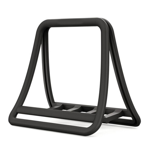 Adjustable Vertical Laptop Stand - Notebook & Tablet Holder Vertical Storage Rack Black 1