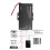 Access Control Power Supply Transformer Door System Adapter AC110-240V Covertor System Machine Black DC12V 5A 2