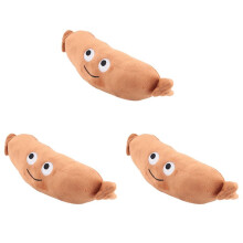 3Pc Stuffed Plush Sausage Toys 20CM Stuffed Food Plush Dolls Pillow Gifts New Plush Pillows