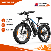 VARUN M26-2 PLUS 48V15AH 26'' Fat Tire Ebike,black