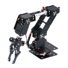 6-DOF Robotic Arm DIY Kit Multi Degree-of-Freedom Robot Servo Grasping Maker Education Construction Set(Excluding Servo)
