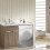 2X Washing Machine Cover,Washer/Dryer Cover for Front-Loading Machine Waterproof Dust-Proof 4