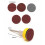 1 Inch 200 Pcs Sanding Discs Pad Kit Round Sandpaper Hook Loop Sander Backer 5