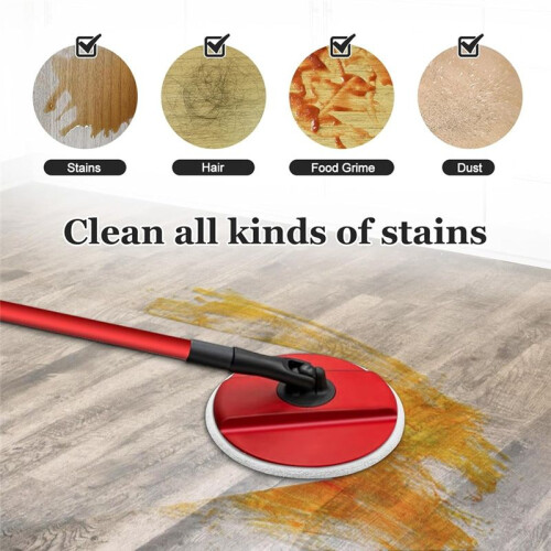 Microfiber Mop Pads Replacement for Vileda Clean Spin Mop  Refills Washable  Mop for Cleaning Floor,B 2