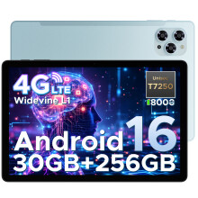 DOOGEE TAB G6 Tablet 11 inch Android 16 Tablets, 30GB+256GB/2TB tablet with sim card slot, 8000mAh & T7250 Octa Core Android Tablets, 4G LTE+2 Speaker