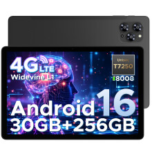 DOOGEE TAB G6 Tablet 11 inch Android 16 Tablets, 30GB+256GB/2TB tablet with sim card slot, 8000mAh & T7250 Octa Core Android Tablets, 4G LTE+2 Speaker