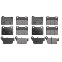 12x Set di Pastiglie Freno Anteriori E Posteriori per Moto per SYM MaxSym 400I 2011-2021 Max Sym 600I 2014-2017 MaxSym TL500