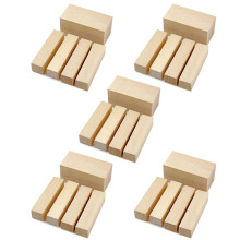 25 Pcs Carving Wood Blocks Whittling Wood Blocks Basswood Carving Blocks Unfinished Soft Wood Set for Carving Beginners