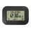 Wall And Desktop Alarm Clock With LCD Screen Temperature-Black 1