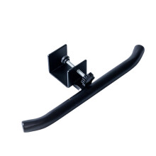 Durable Iron Book Bag Hook Easily Attaches To Table Side-Black