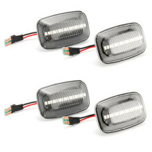 4X Dynamic LED Side Lights Flowing Turn Signal Light for Land Landcruiser 70 80 100 Series