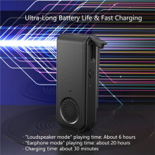 Portable Speaker IPX6 Waterproof Subwoofer Speaker with Earphone for Outdoor Cycling Hiking