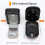 2X Key Lock Box Wall Mount 4 Digit Combination  Key Storage Lock Box, Large Capacity Security Combo Lockbox 7