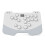 For PC/PS4 Hitbox PS5 Controller Stickless Arcade Stick Metal Game Keyboard with Meun UI Function for  White 1