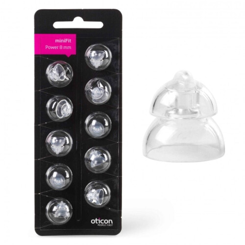 Oticon Dome Power minifit 8 mm Model Alta/Nera (10/frp)