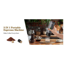 Macchina per Caffè Espresso Portatile con Supporto 2 In 1, Macchina per Caffè Autoriscaldante, Macchina per Caffè da Viaggio USB-C per ,