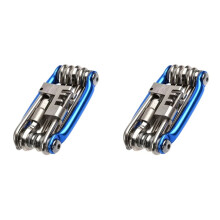 2X 11 in 1 Fiets Multi Reparatie Gereedschapsset Mountainbike Sleutel Schroevendraaier Ketting Fietsreparatie Fietsaccessoires D