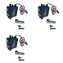3X 17G 3.5KG Metal Gear Digitale Servo en Metal Servo Arm S0017M voor WPL C14 C24 MN D90 MN99S RC Auto Upgrade Onderdelen,4
