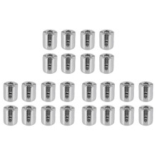 24 Pcs Stainless Steel Wire Rope Green Wall Trellis Fitting Clip 3mm Wire