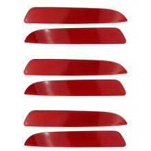 6x Car Rear Bumper Light Reflector Light Warning Tail Light for  X5 E70 2007 2008 2009 63217158949 63217158950