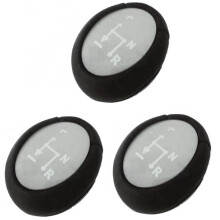 3X Gear Knob Automatic Knob Silver for Fortwo 450 451 1998-2014 Roadster 452 2003-2006 Gear Case Sleeve