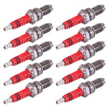 10 Pcs 3-Electrode D8TC for 125Cc 150Cc 200Cc 250Cc Motorcycle Scooter ATV Quads