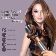 Round Volumizing Brush Attachments for Airwrap HS01 HS05 HS08 Styler, Accessories for All Hair Types