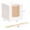 30 Pack Candy  Boxes with Sticks, 4x4x4Inch  Caramel  Gift Box with Clear Window for Christmas 7