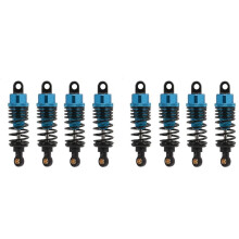 8 Stuks Metalen Schokdemper Demper voor TT01 TT02 TA05 TL01 TA03 MF01X M05 M06 1/10 RC Auto Upgrade Onderdelen, Blauw