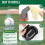 -Compatible Helmet Padding Kit, 0.79 Inch Thick Soft Foam Replacement Pads for Baseball and Softball Helmets 6