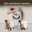 Fully Automatic Induction Toothpaste Squeezer Bathroom Wall Mounted Electric Toothpaste Squeezer for Kids and Adults A 6