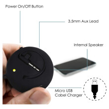 6X Speaker Portable Rechargeable Travel Speaker with Aux Input Wired 3.5mm Headphone Jack
