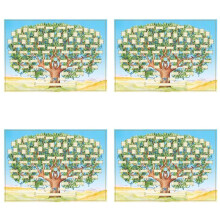 4X Family Tree Chart to Fill in - Blank Ancestry Chart 6-Generation Fillable Genealogy Chart Genealogy Supplies