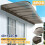 3PCS Window Door Canopy Fixed Awning Porch UV 1